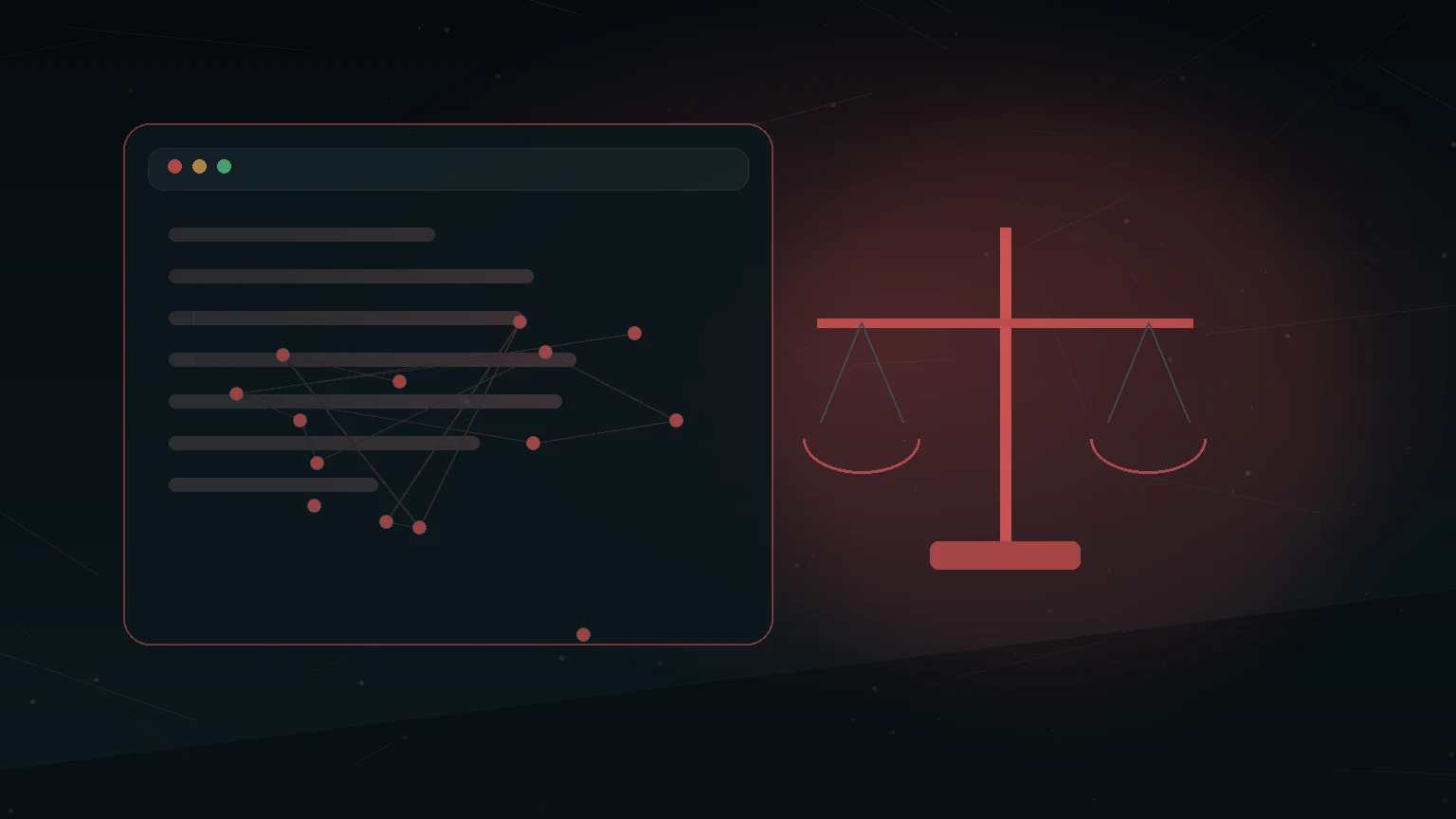 Illustration showing police investigation methods on the dark web