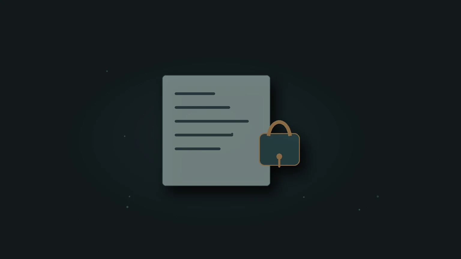 Illustration of a simple, plain forum interface glowing faintly in the dark