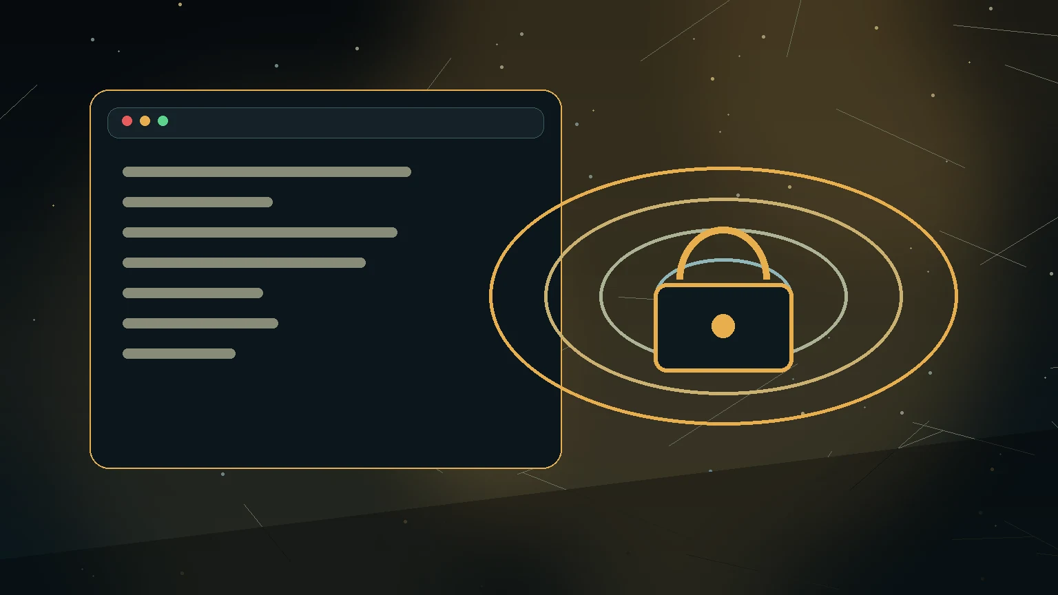 Illustration showing the mundane reality of dark web browsing
